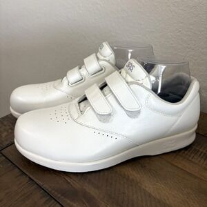 SAS Me Too Shoes Wonens Size 9 Comfort Walking Leather White Pristine